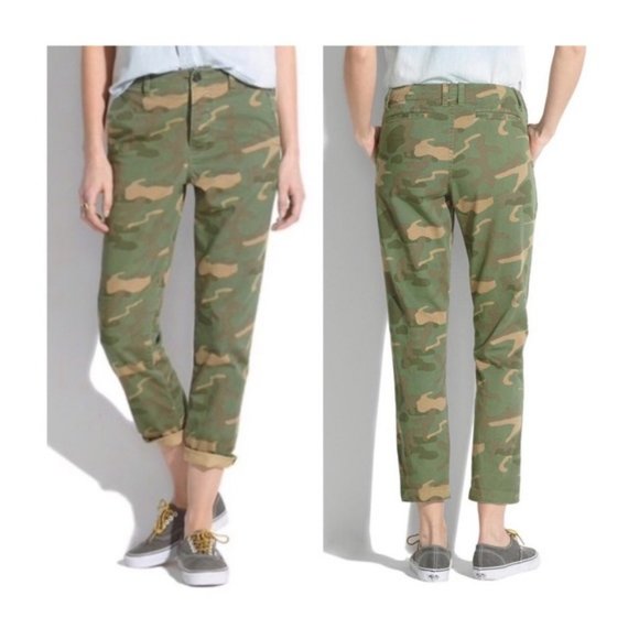 madewell camo pants